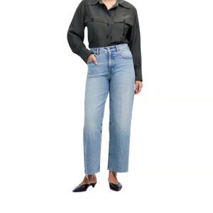 Madewell The perfect vintage wide leg crop Blue Jeans light blue 28 petite